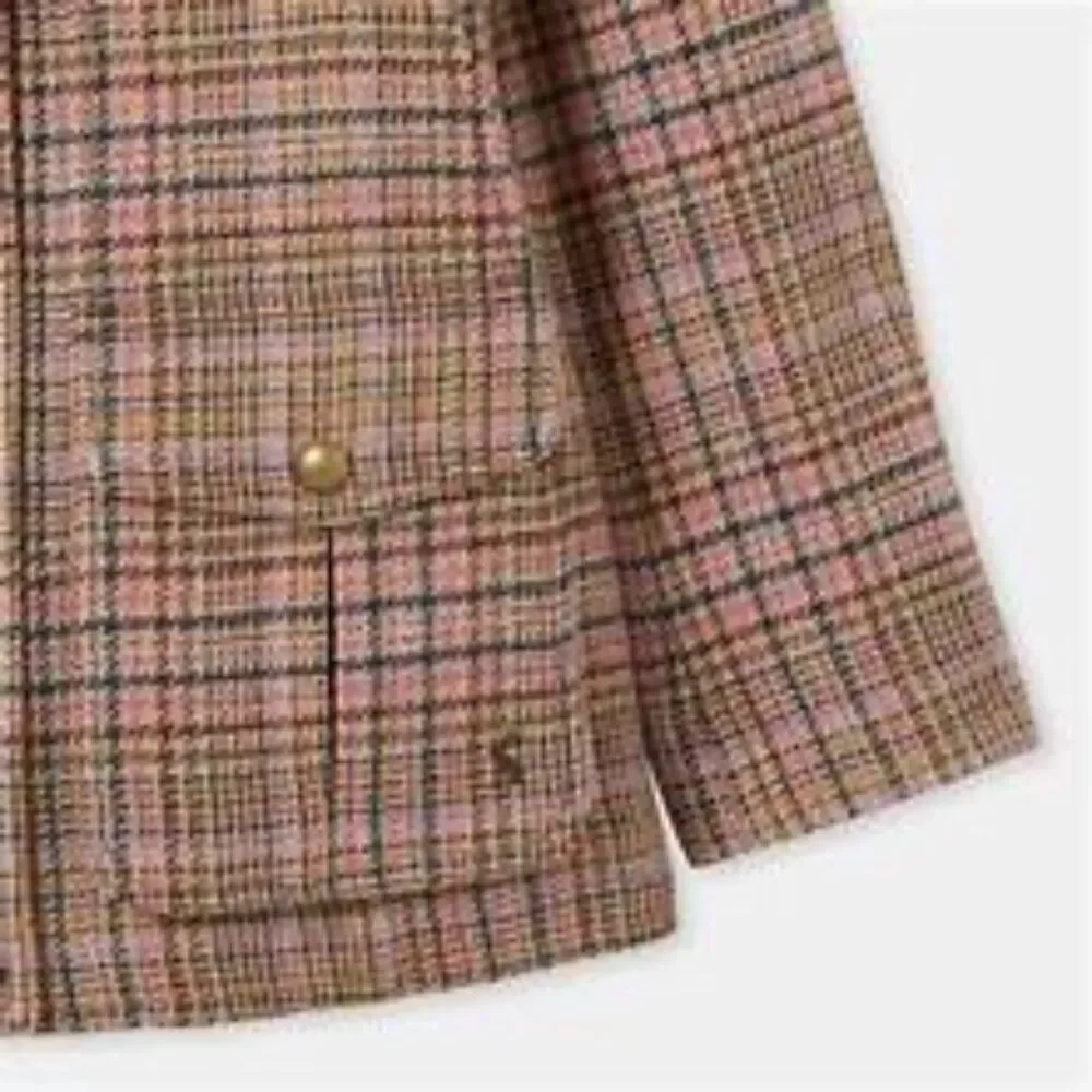 Joules Fieldcoat pink tweed jacket - Picture 8 of 9